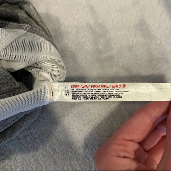 Free People Movement Lightning Synergy Active Bralette Grey Size Extra Small - Picture 5 of 8